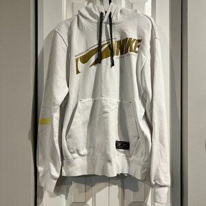 MEN Nike White Hoodie Size S